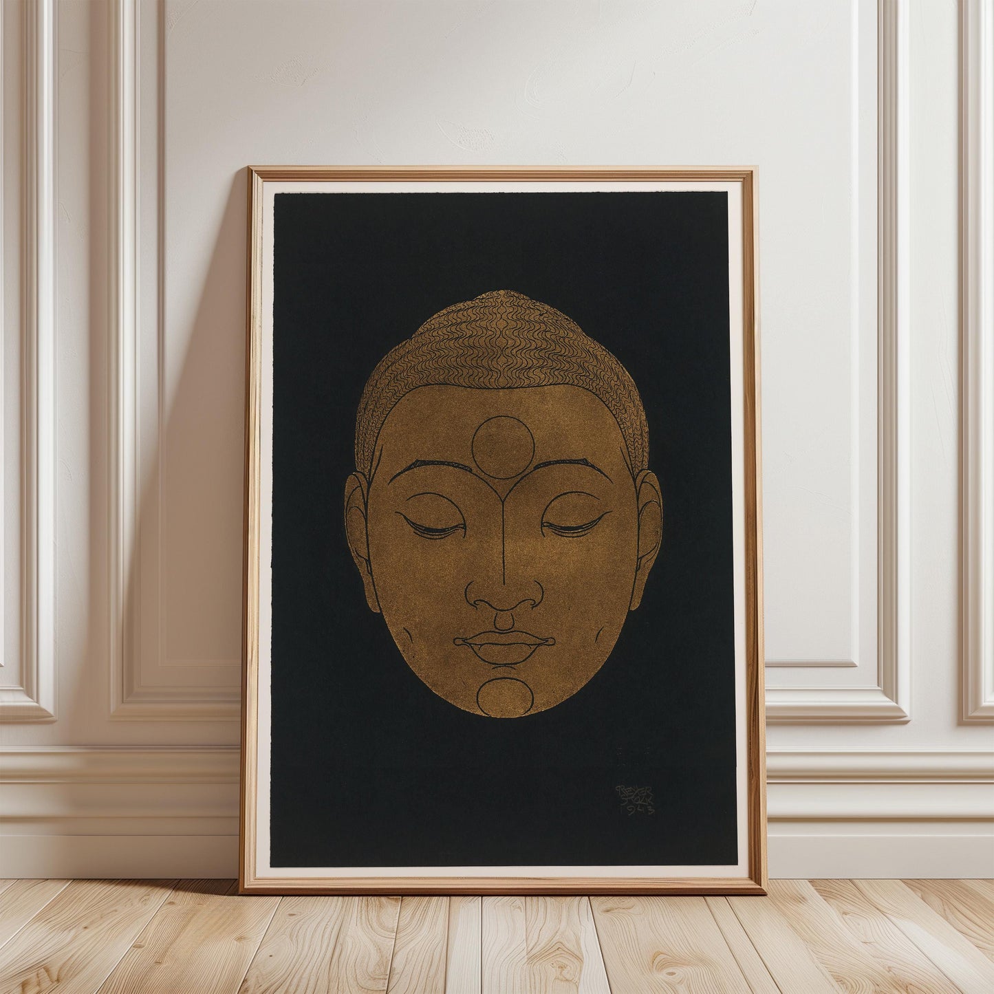 Reijer Stolk - Head of Buddha Print