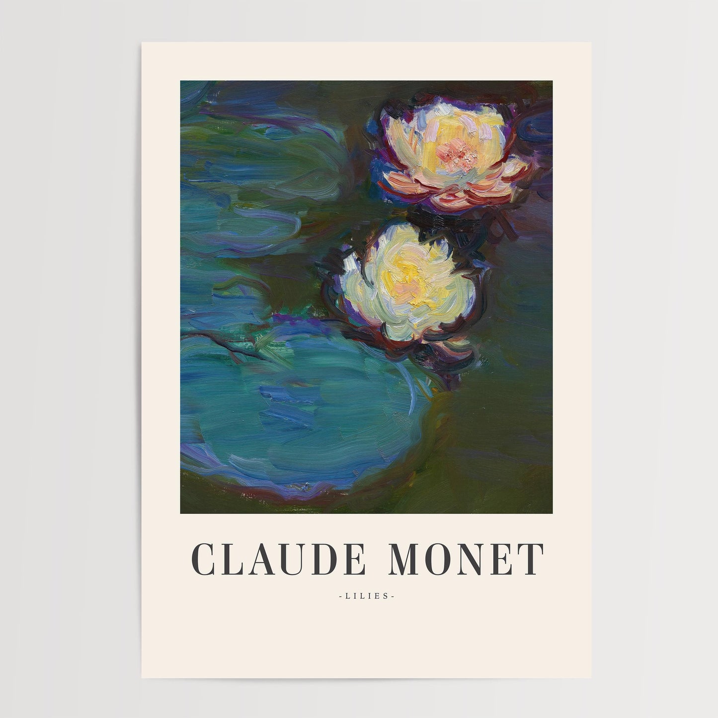 Monet - Waterlilies Print