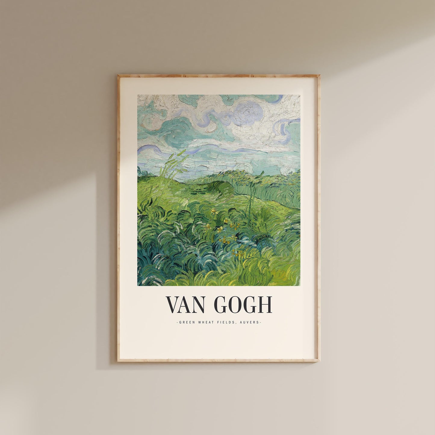 Van Gogh - Green Wheat Fields Print