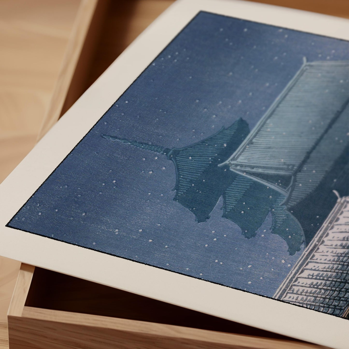Hasui Kawase - Tenno Temple, Osaka Print