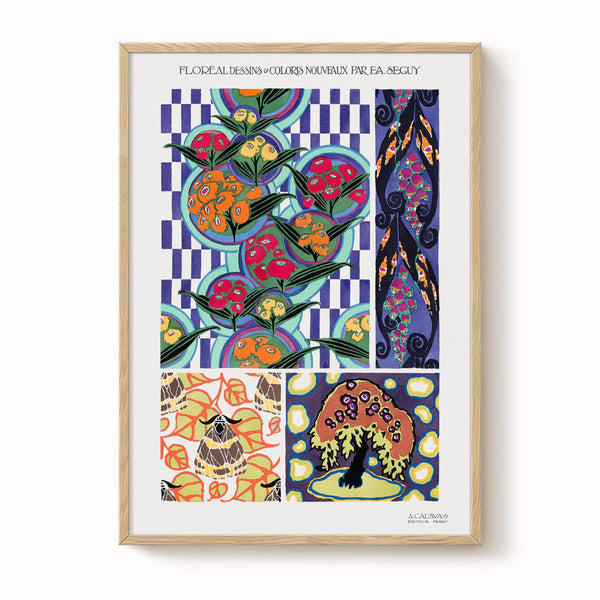E. A. Séguy - Art Nouveau Flower Print