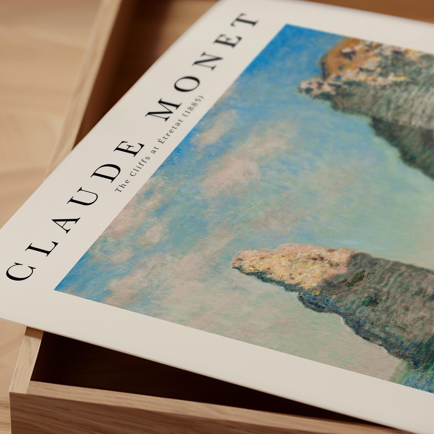 Monet - The Cliffs at Etretat Print