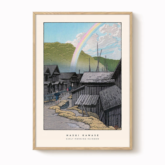 Hasui Kawase - Early Morning Rainbow Print