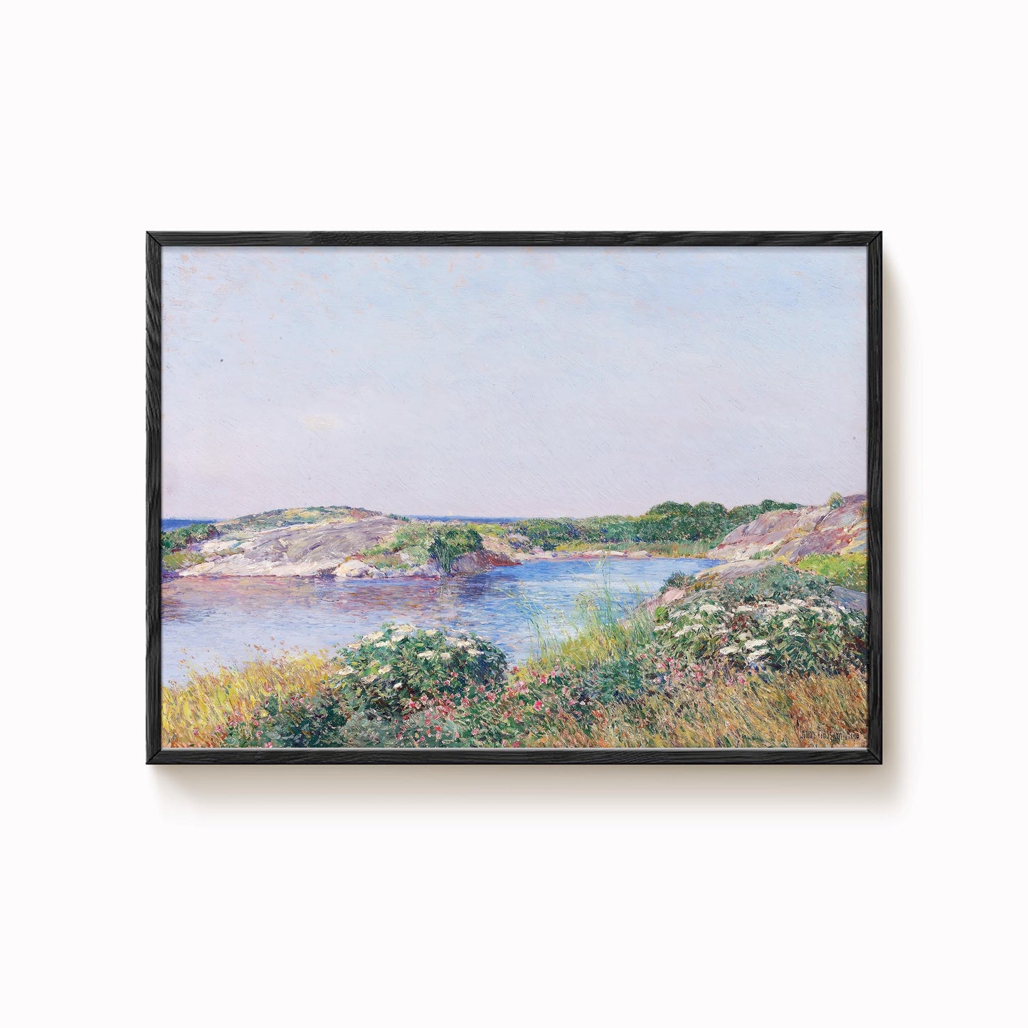 Childe Hassam - The Little Pond, Appledore Print