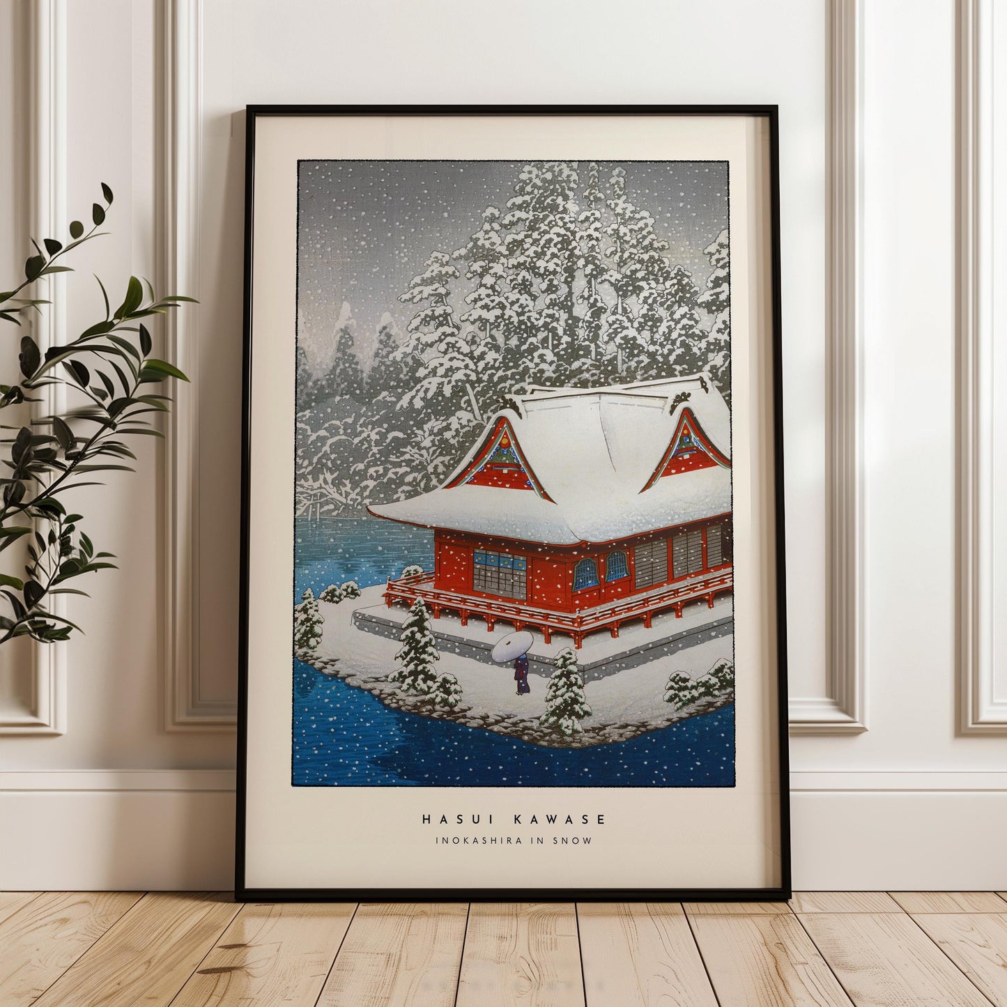 Hasui Kawase - Inokashira In Snow Print