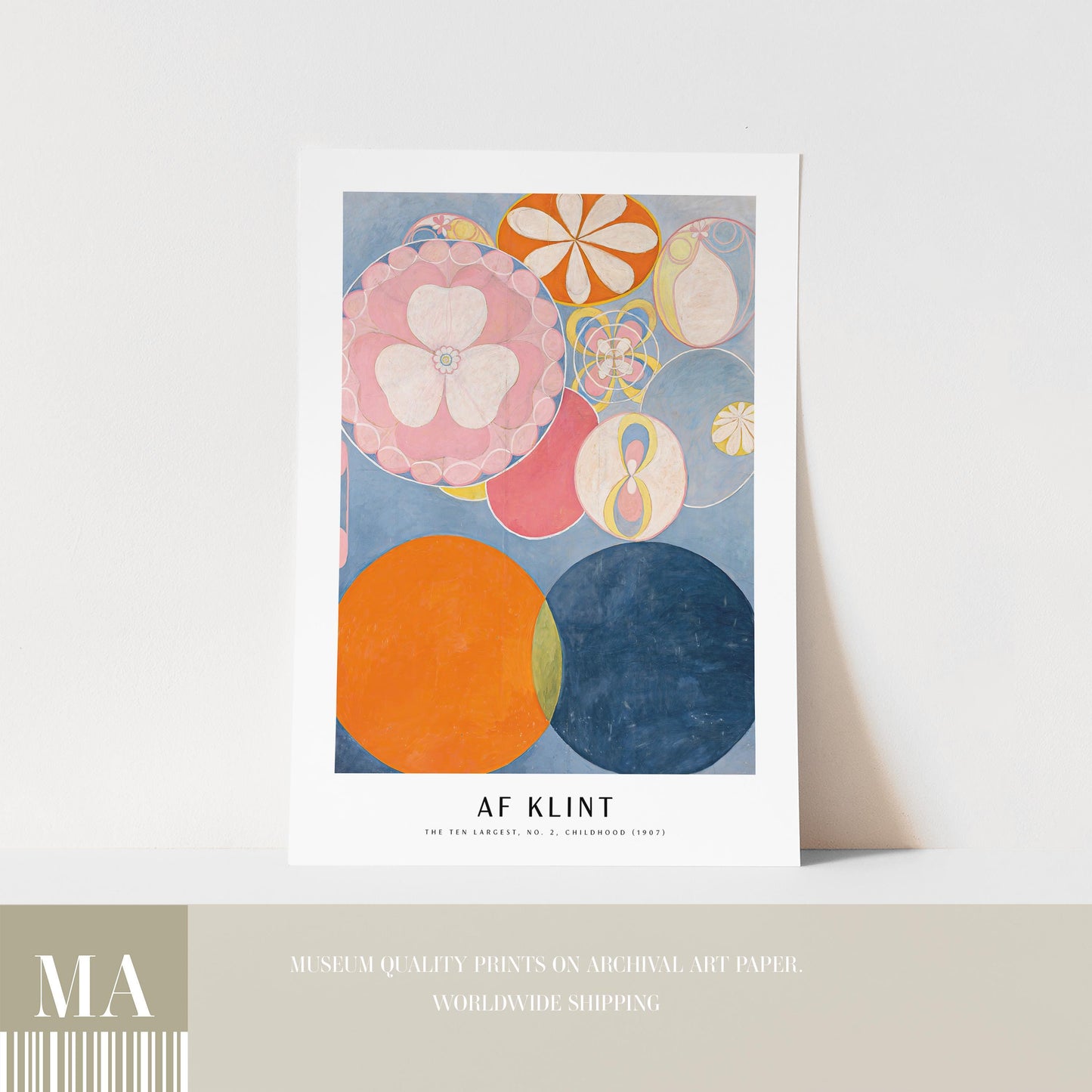 Hilma af Klint - The Ten Largest, No. 2, Childhood Print