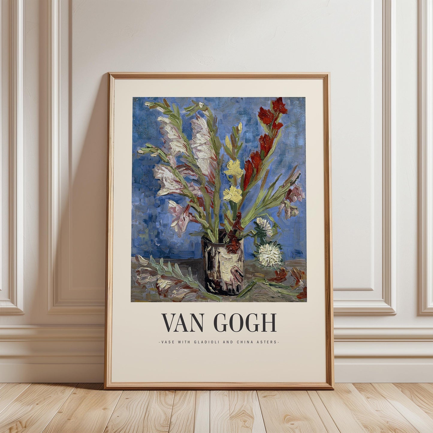 Van Gogh - Vase with Gladioli And China Asters Print