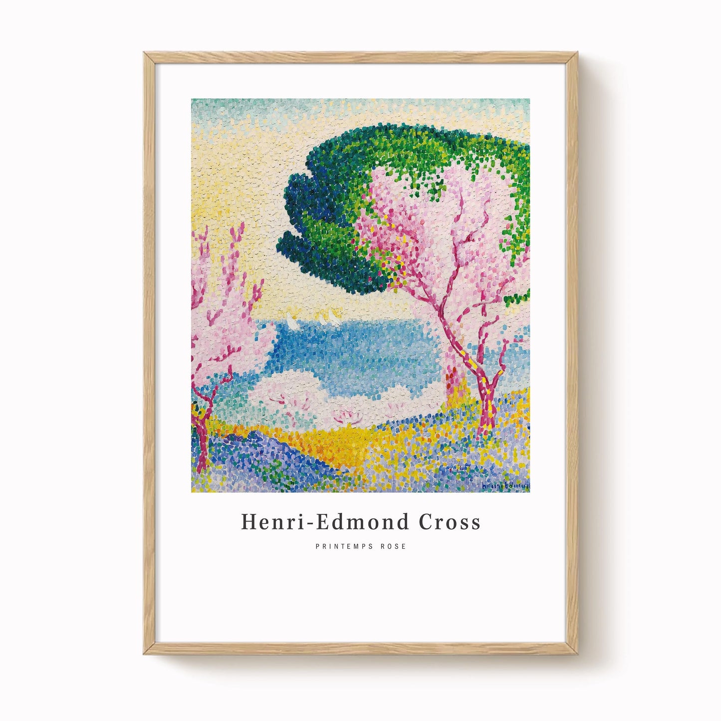 Henri-Edmond Cross - Printemps Rose, Pink Spring Print