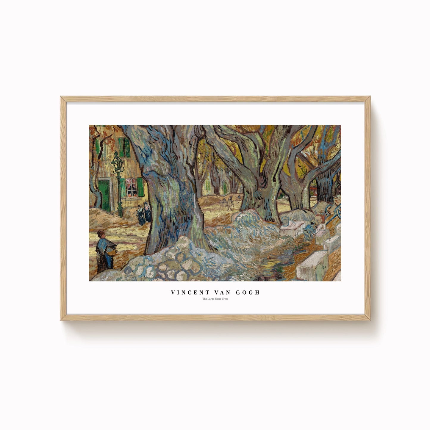 Van Gogh - The Large Plane Trees Print