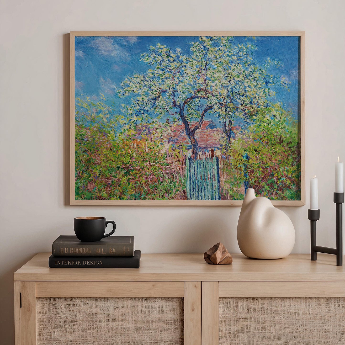 Monet - Poirier en Fleurs Print