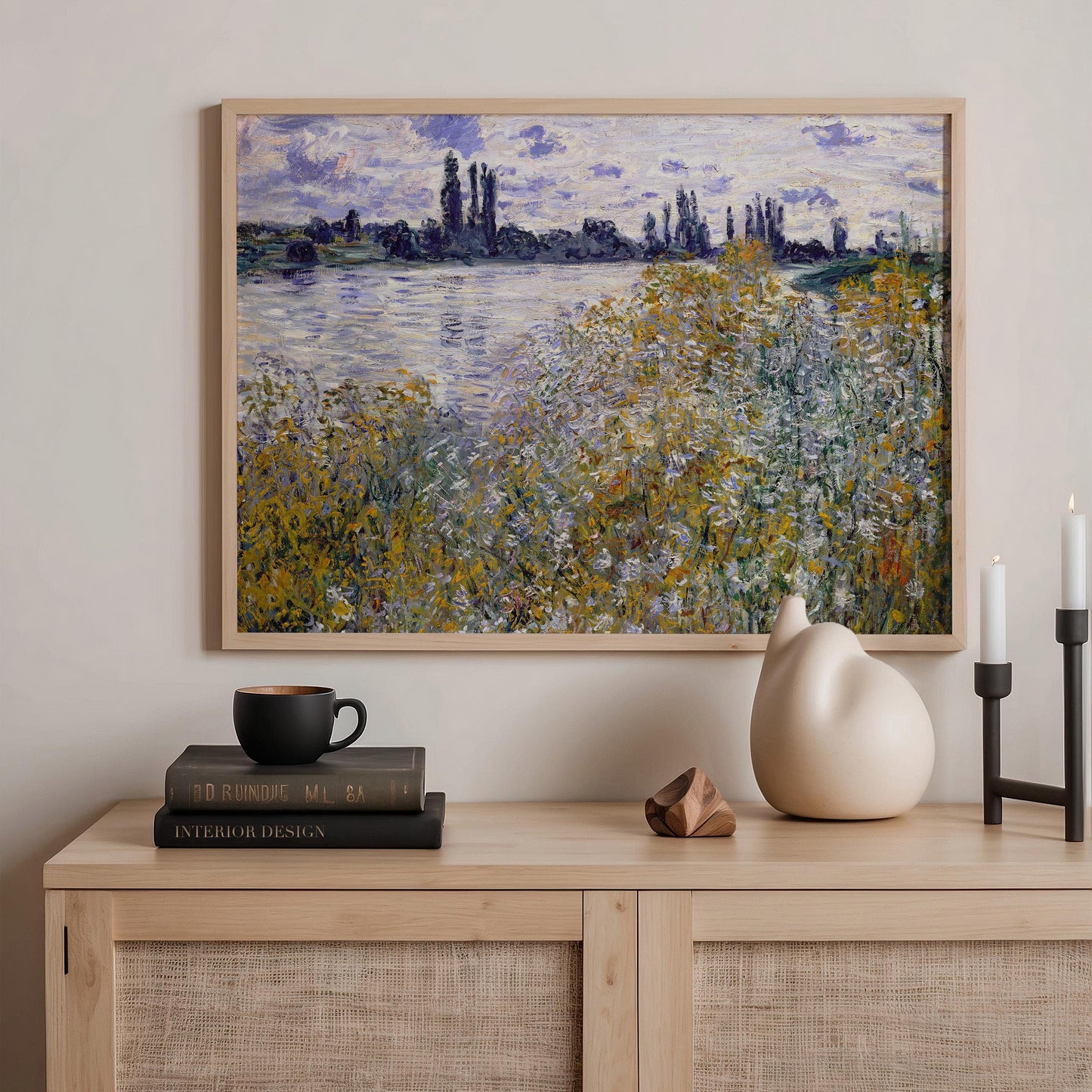 Monet - Banks of the Seine Print