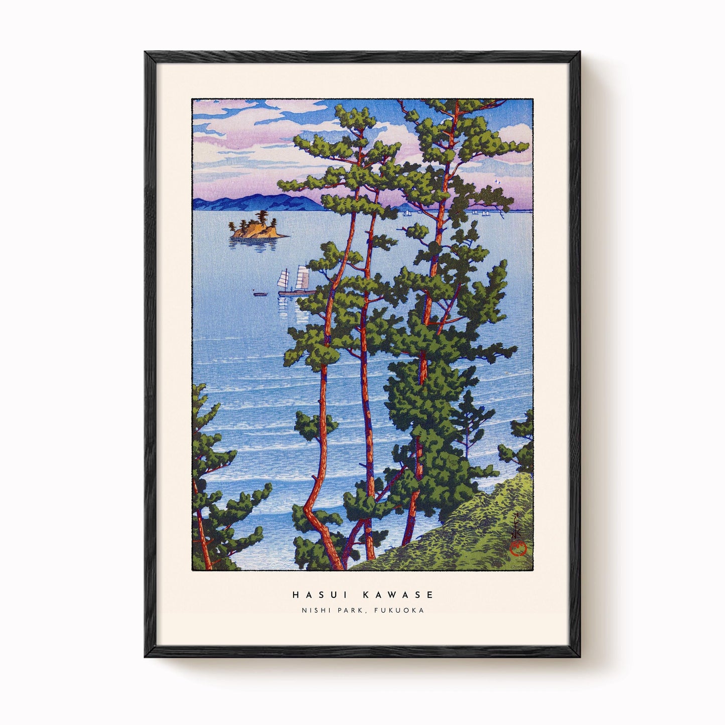 Hasui Kawase - Nishi Park At Fukuoka Print