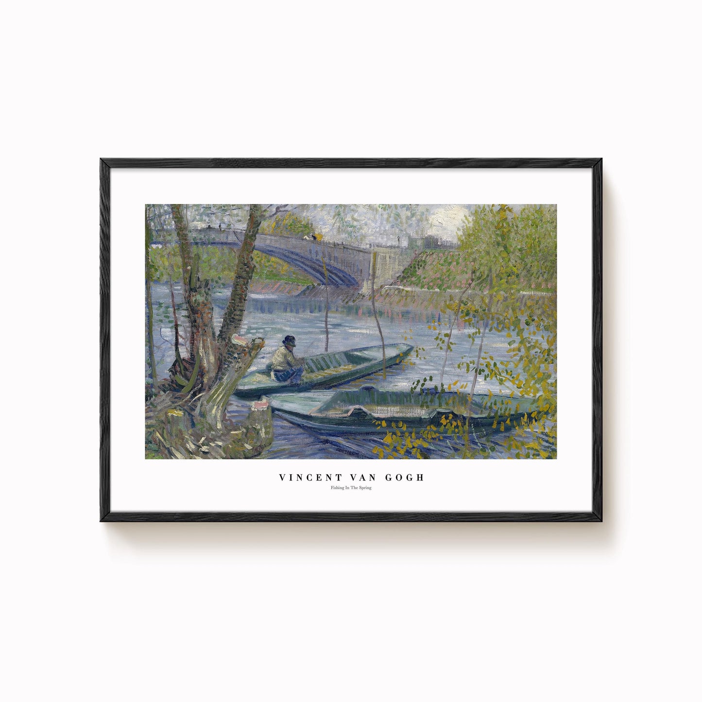 Van Gogh - Fishing In The Spring Print