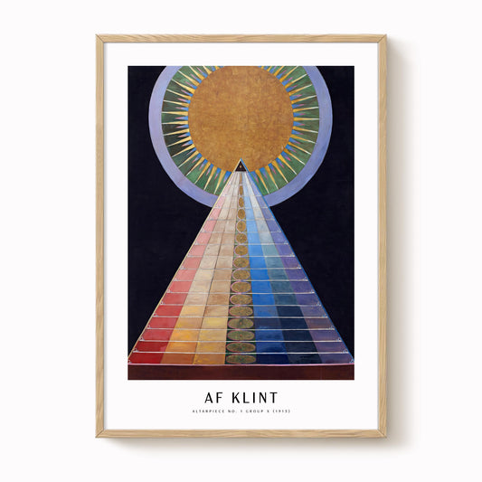 Hilma af Klint -  Altarpiece No. 1 Group X Print