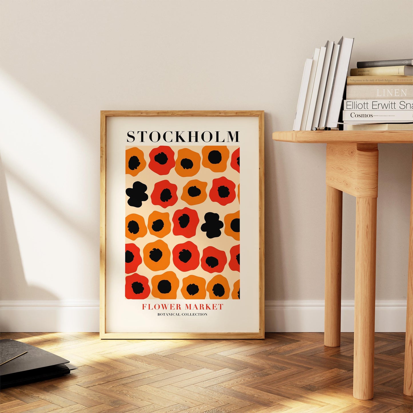 Stockholm Flower Market Print