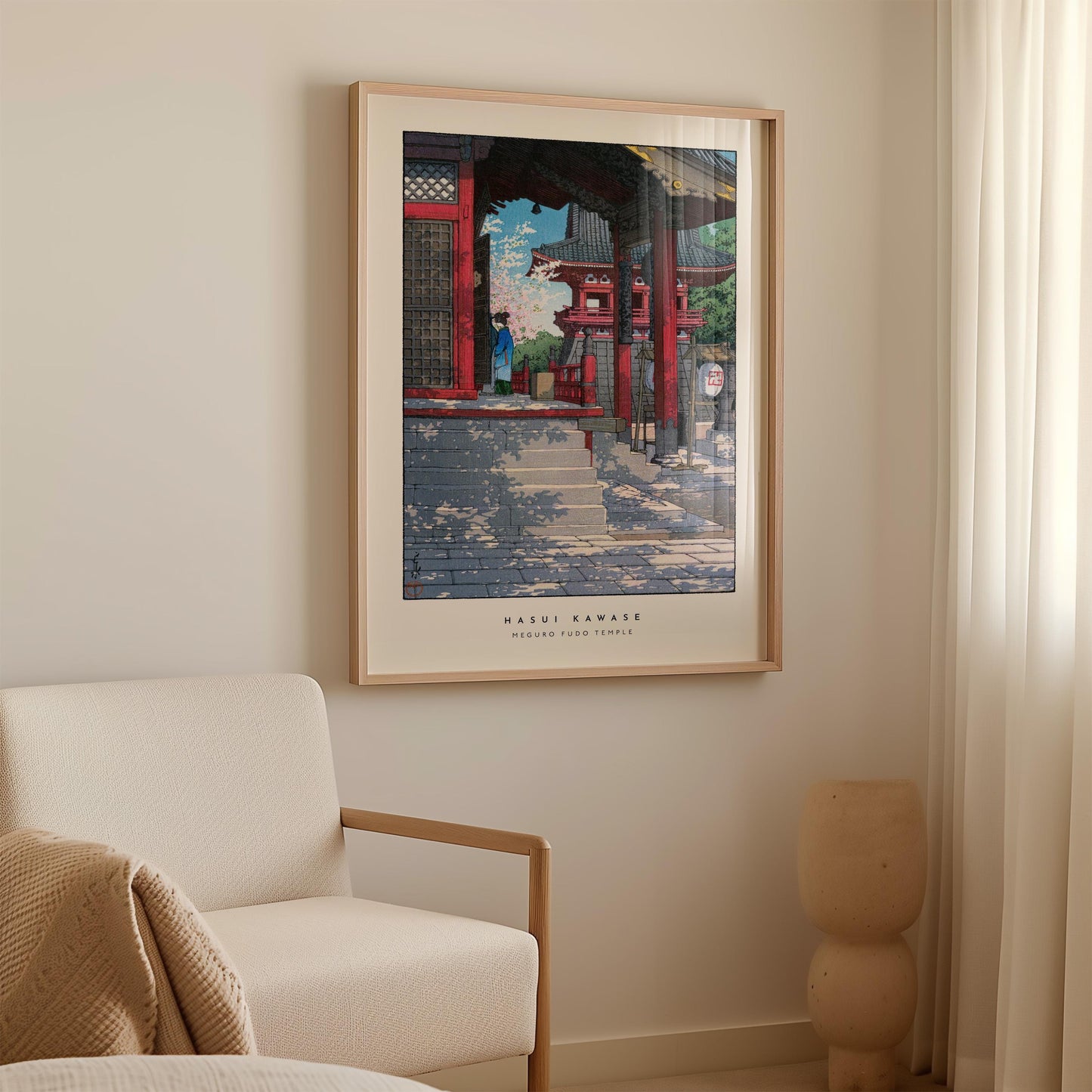 Hasui Kawase - Meguro Fudo Temple Print