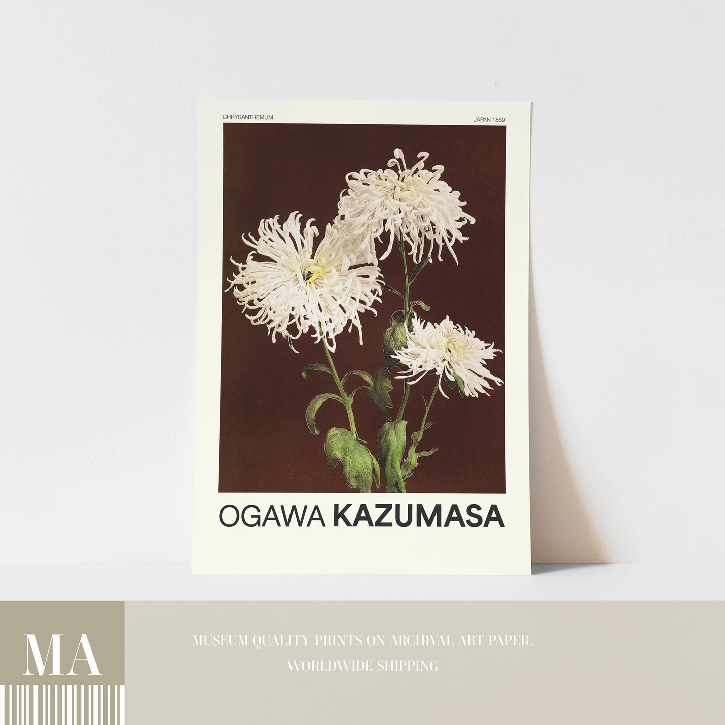 Ogawa Kazumasa - Chrysanthemum Print