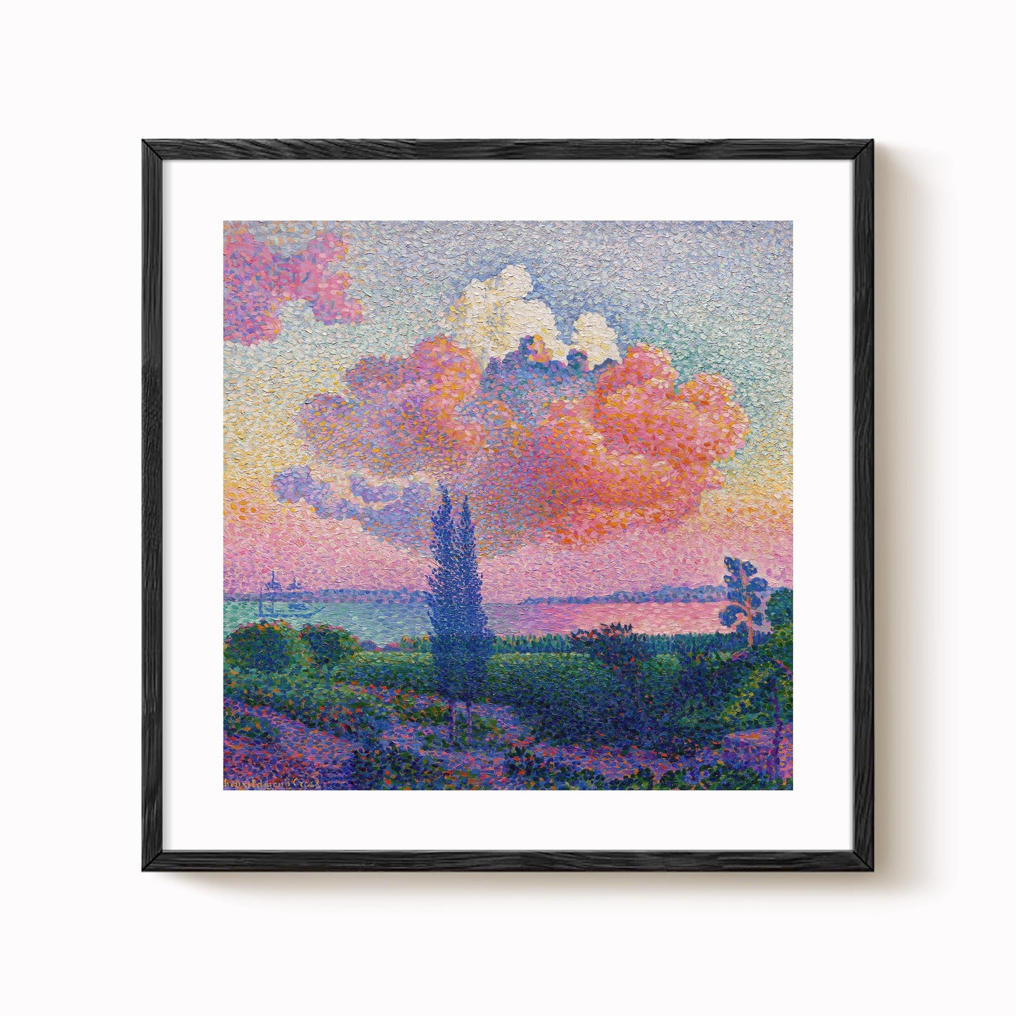Henri-Edmond Cross - The Pink Cloud Print