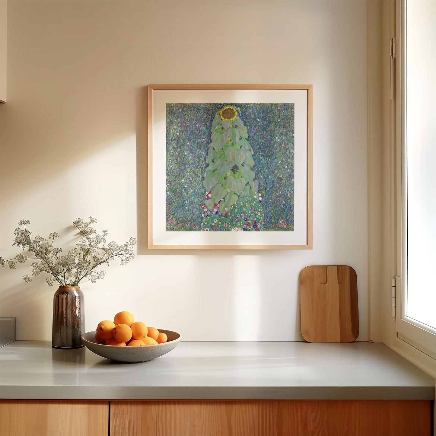 Gustav Klimt - Sunflowers Print