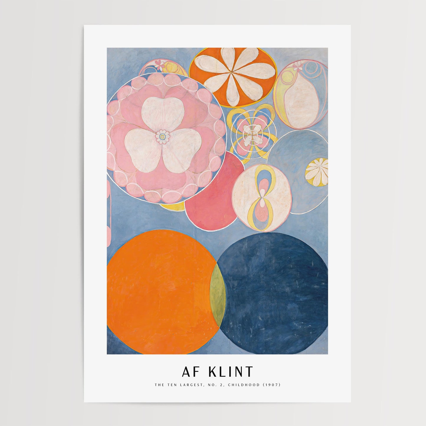 Hilma af Klint - The Ten Largest, No. 2, Childhood Print
