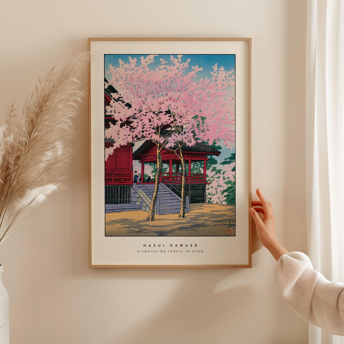 Hasui Kawase - Kiyomizu-Dō Temple In Ueno Print