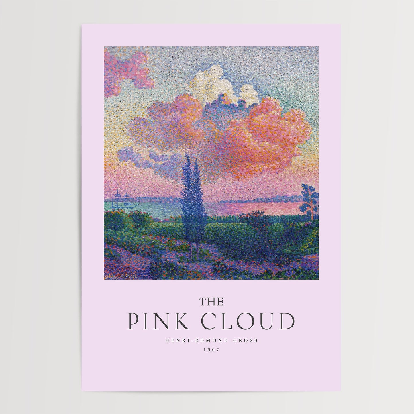 Henri-Edmond Cross - The Pink Cloud Print