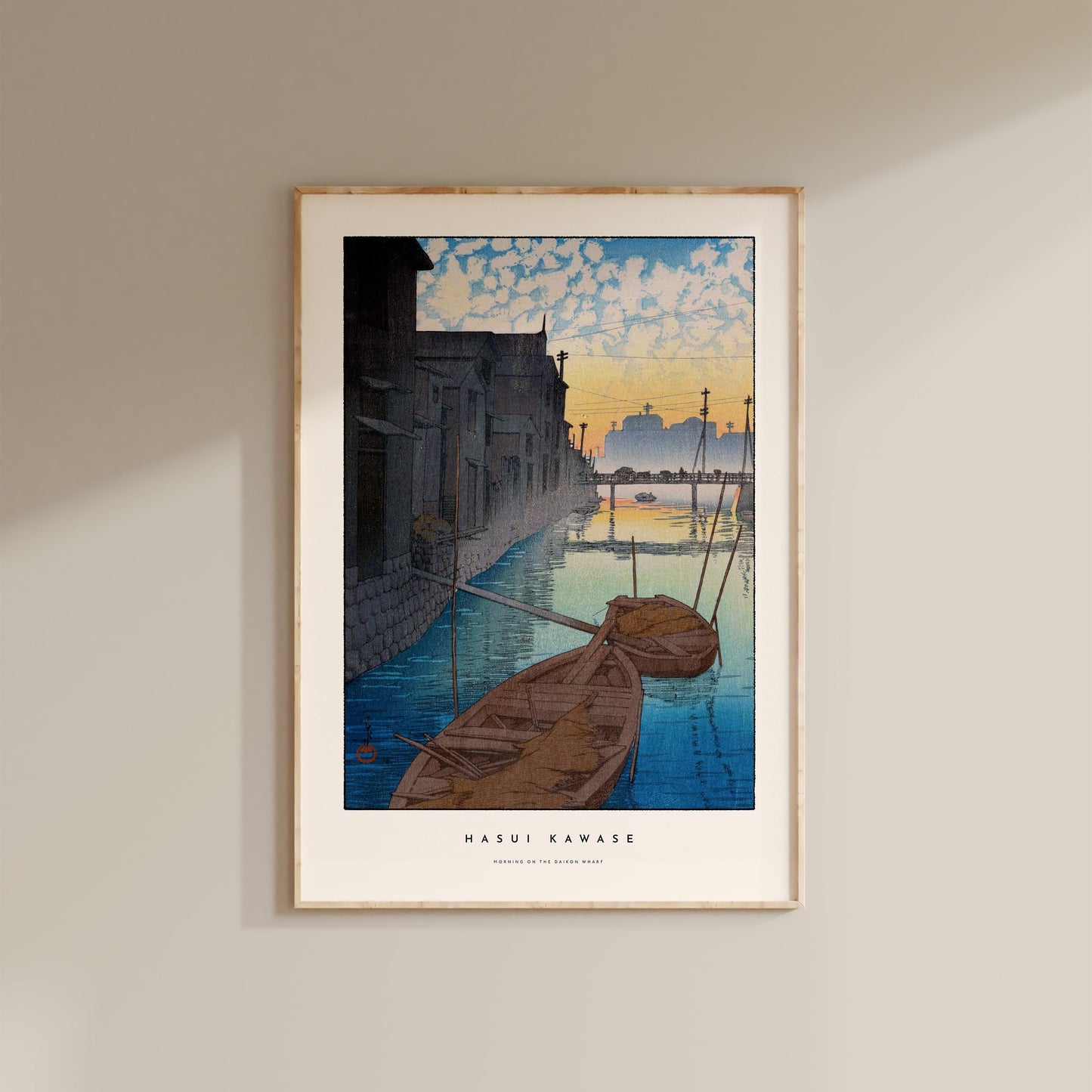Hasui Kawase - Daikon Wharf Print