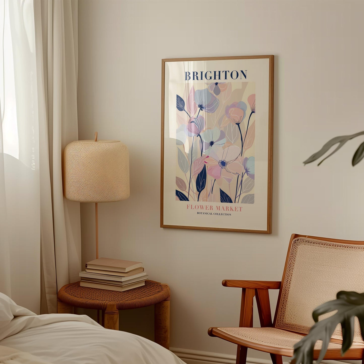 Brighton Flower Market Print
