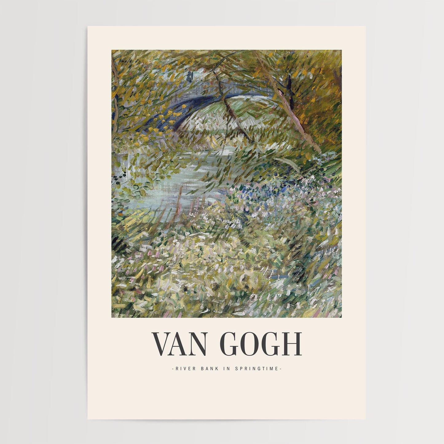 Van Gogh - Riverbank Print