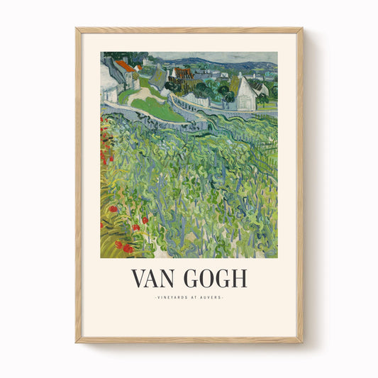 Van Gogh - Vineyards at Auvers Print