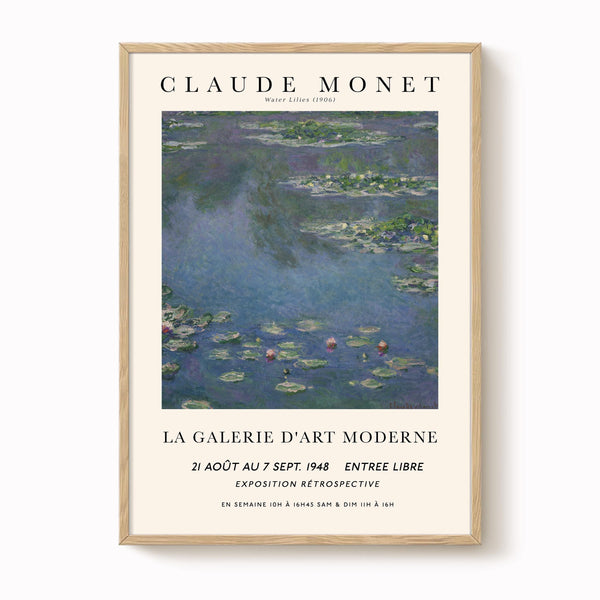 Monet - Water Lilies Print