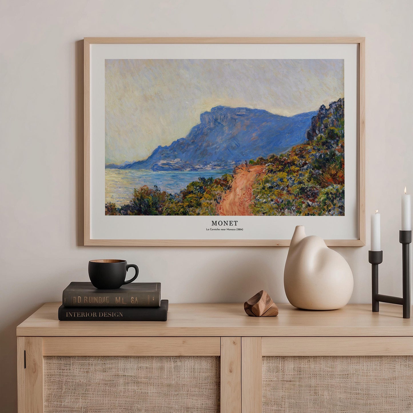 Monet - La Corniche Print