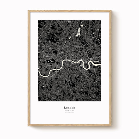 London City Map Print