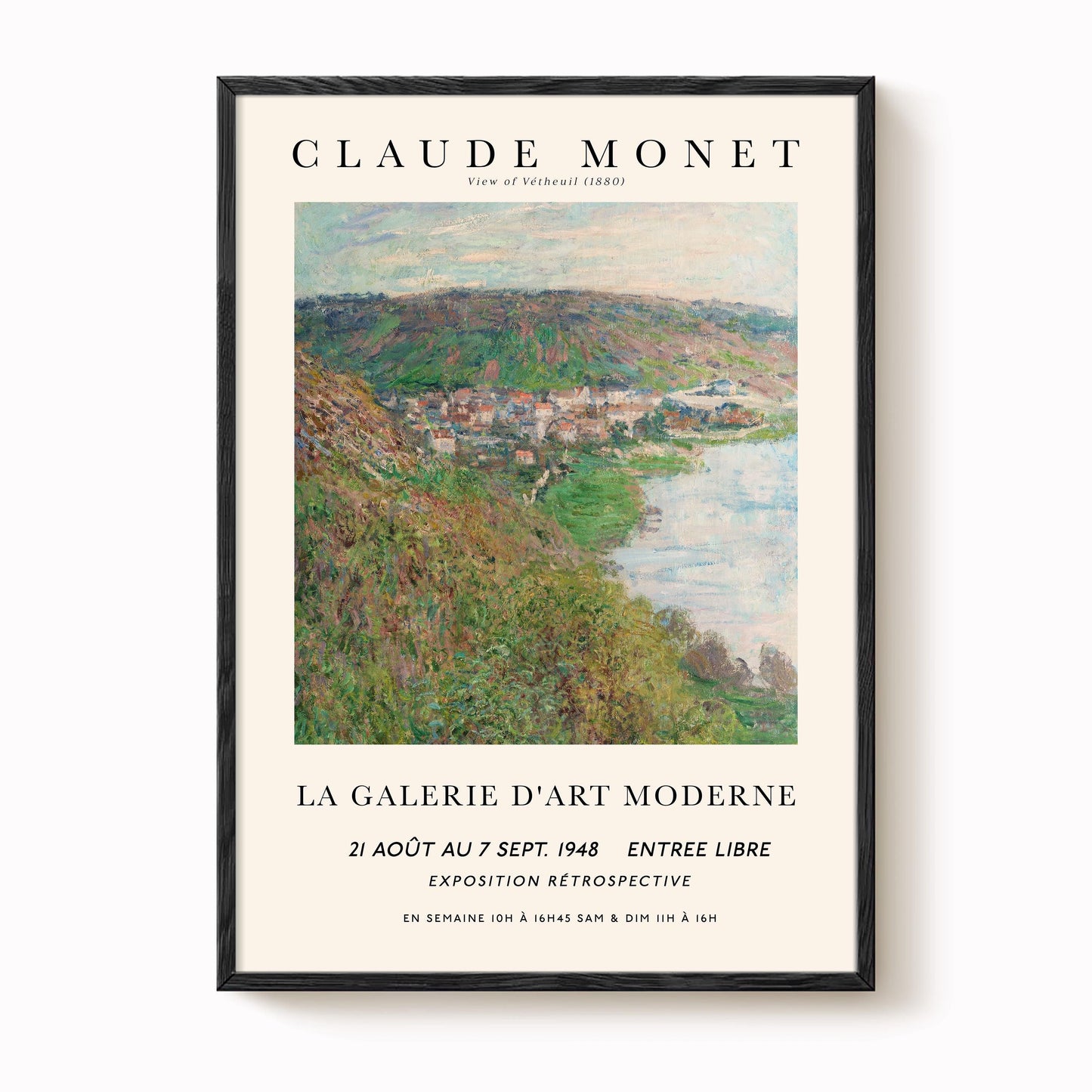 Monet - View of Vétheuil Print