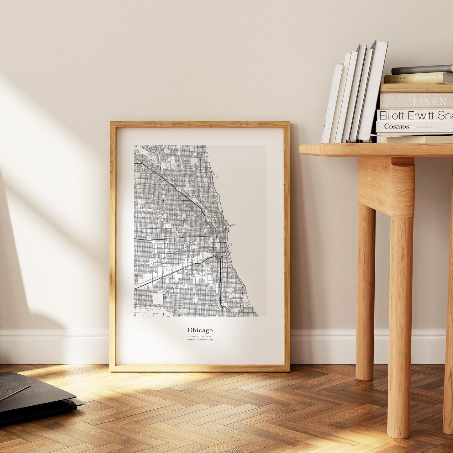 Chicago City Map Print