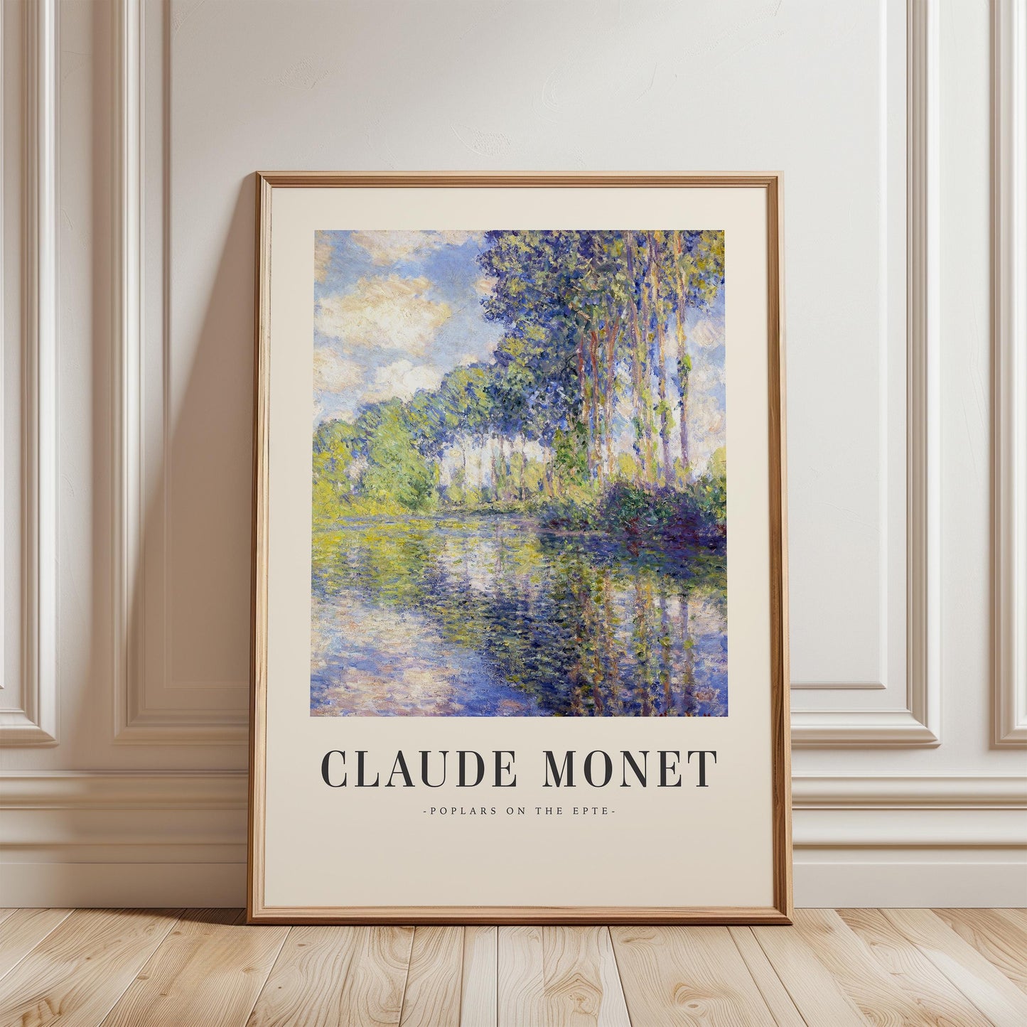 Monet - Poplars on the Epte Print