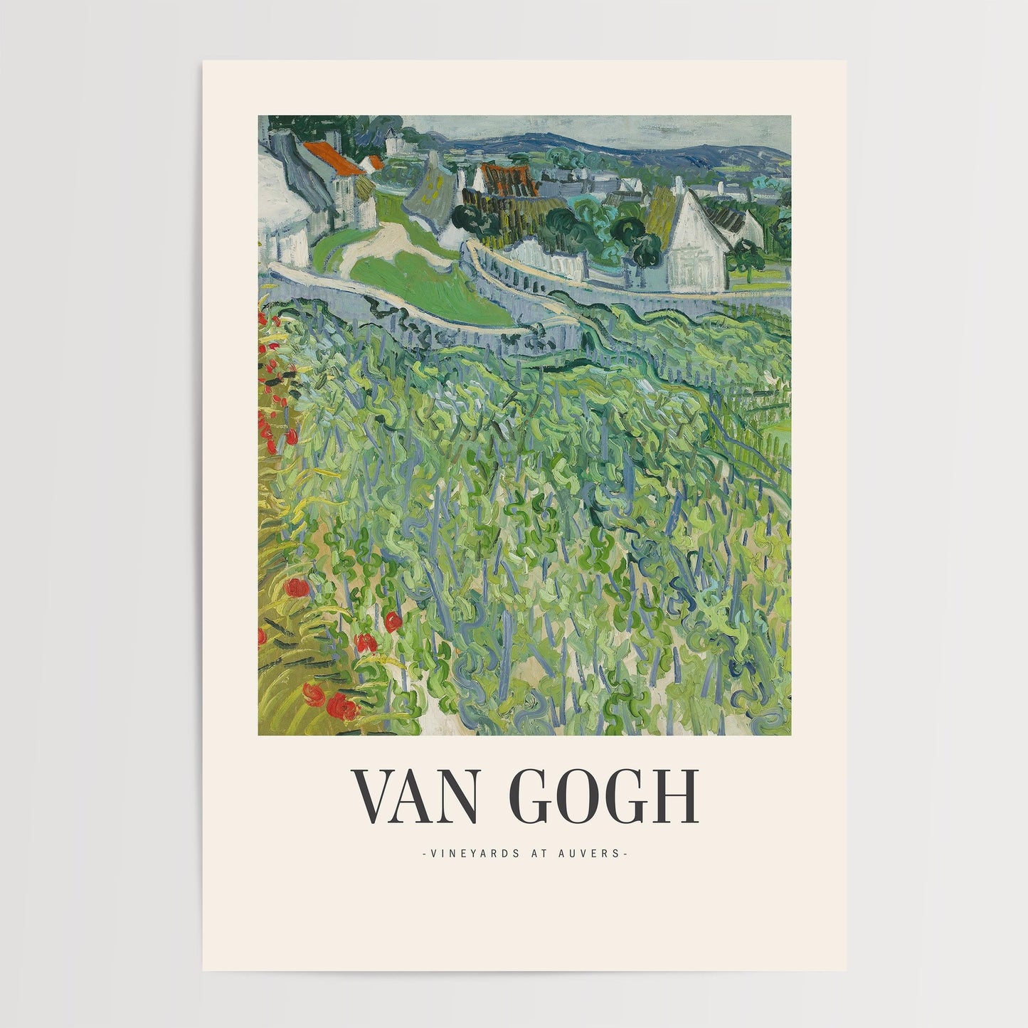 Van Gogh - Vineyards at Auvers Print
