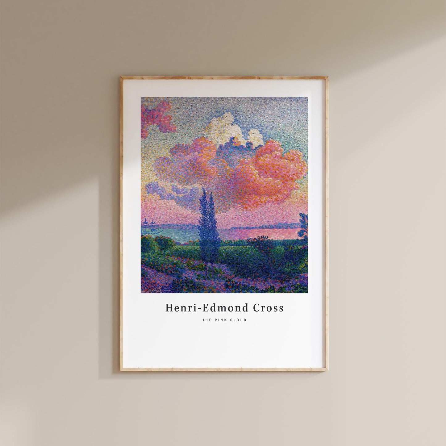 Henri-Edmond Cross - The Pink Cloud Print