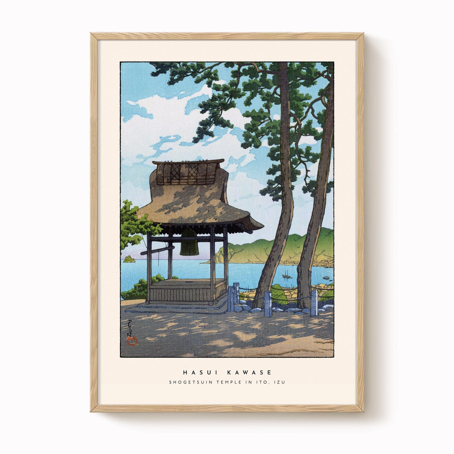 Hasui Kawase - Shogetsuin Temple in Ito, Izu Print