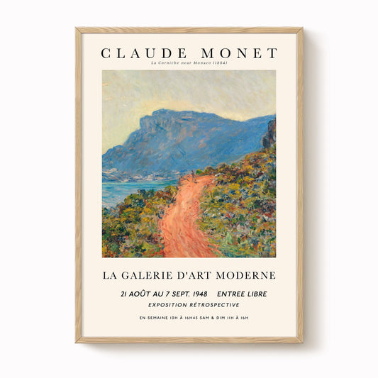 Monet - La Corniche Print