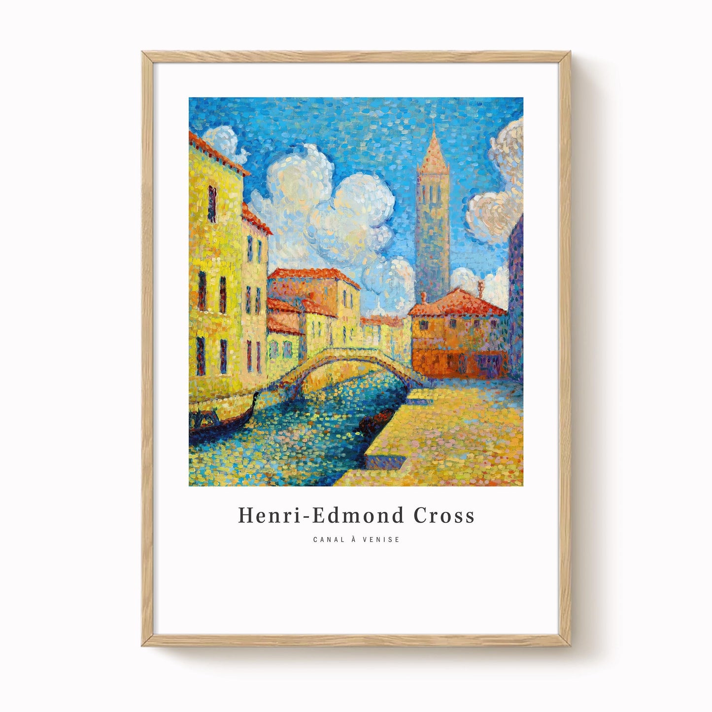Henri-Edmond Cross - Canal à Venise Print