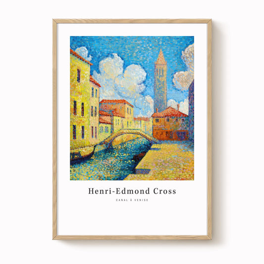 Henri-Edmond Cross - Canal à Venise Print