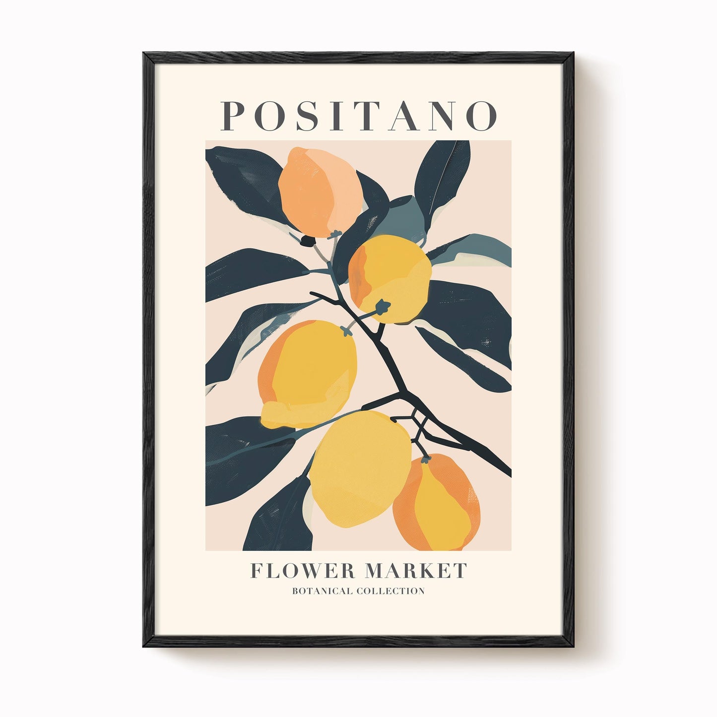 Positano Lemon Print
