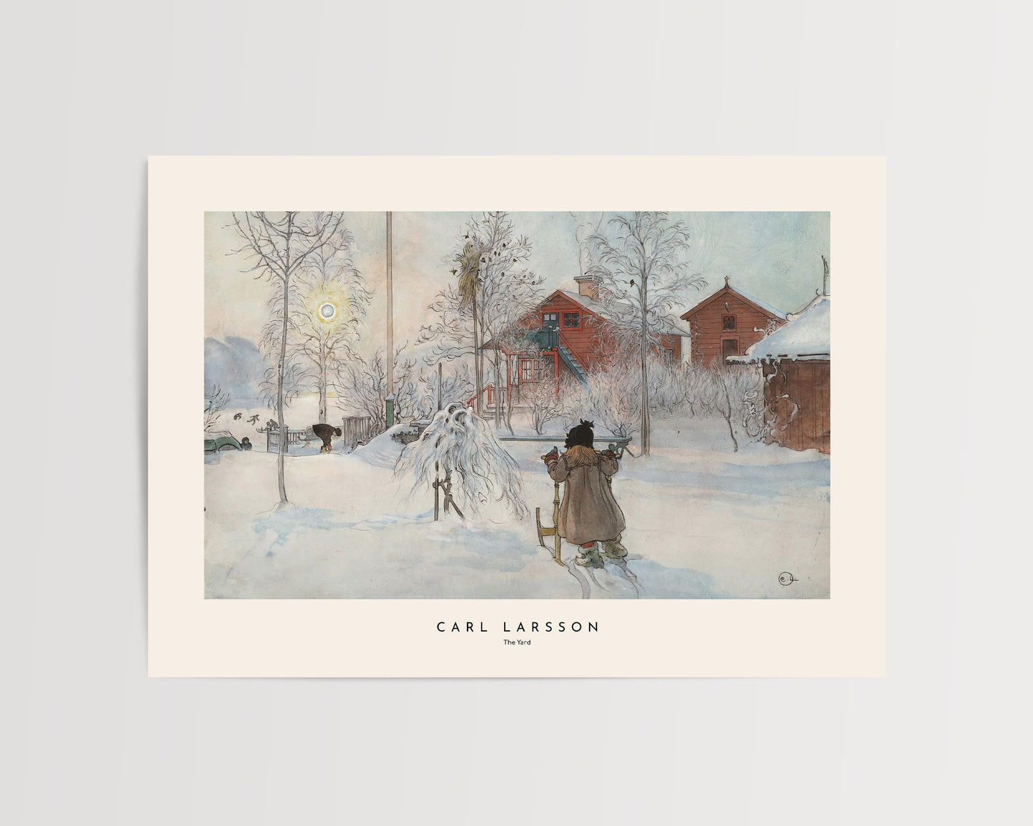 Carl Larsson - The Yard Print