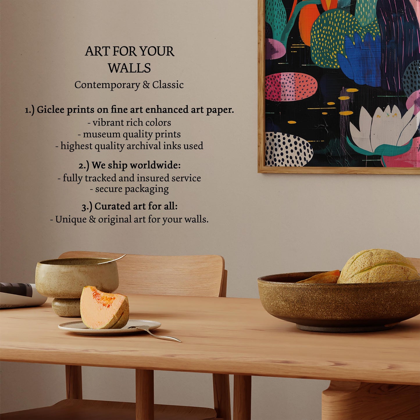 Dining Room Wall Art Print