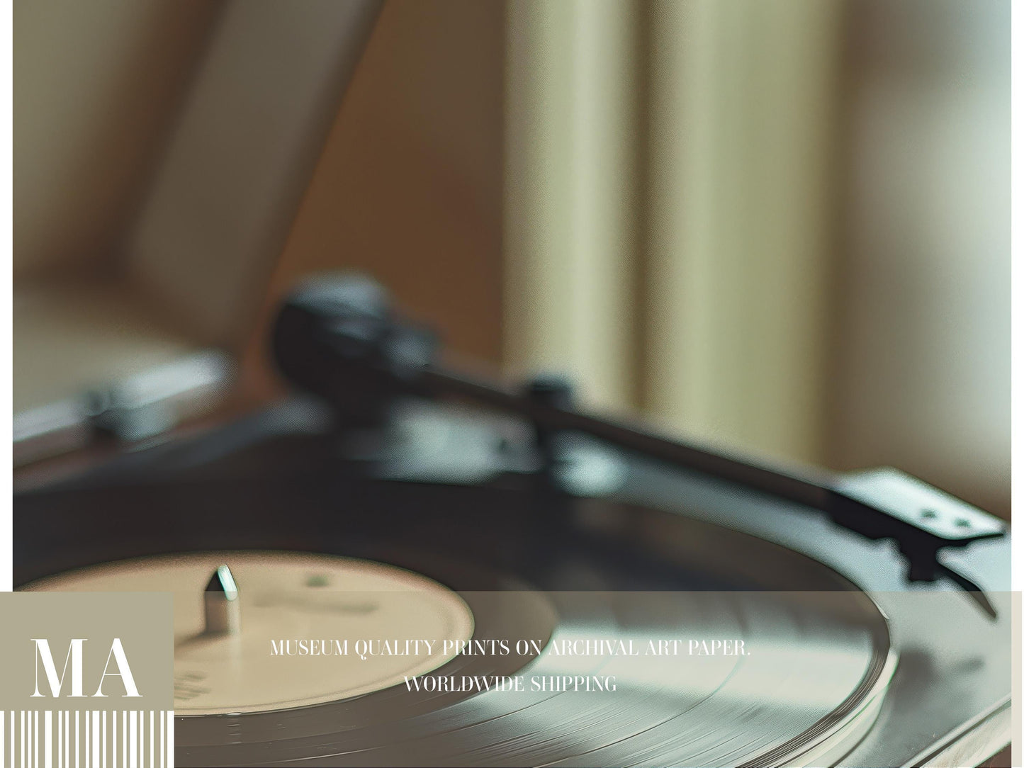 Vinyl Record Player Art Print