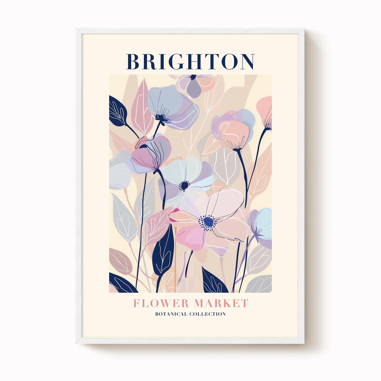 Brighton Flower Market Print