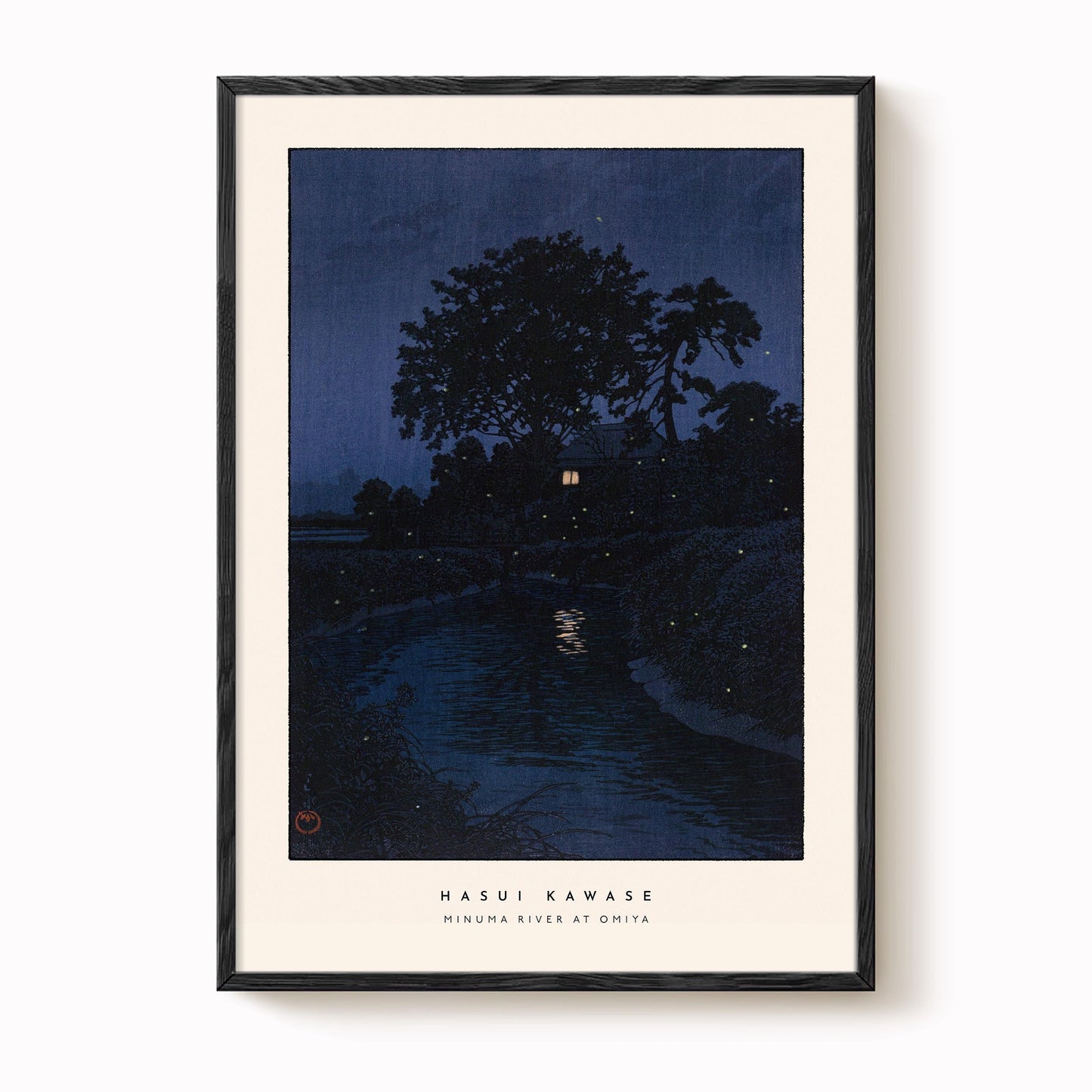 Hasui Kawase - Minuma River at Omiya Print
