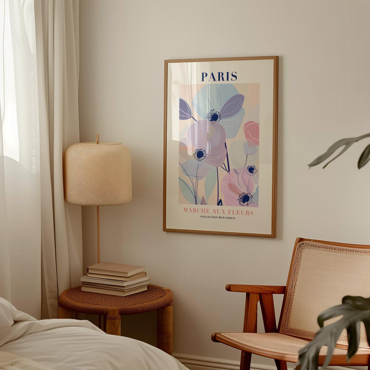 Paris Flower Market Print