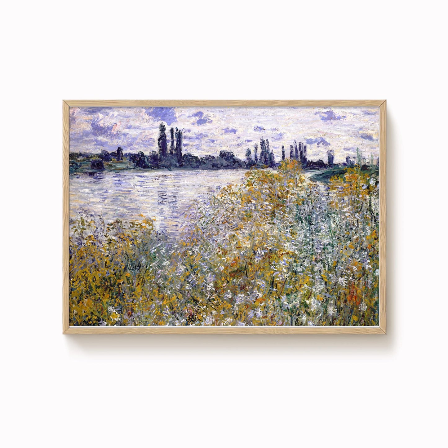 Monet - Banks of the Seine Print